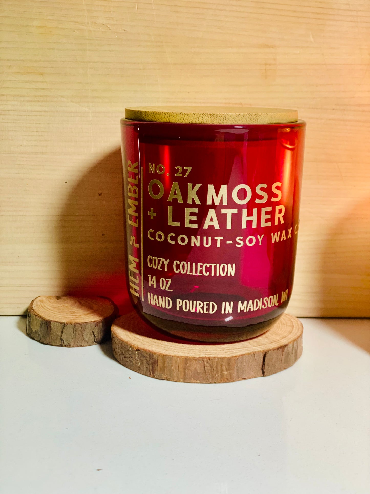No. 27 | Oakmoss + Leather Coconut-Soy Wax Candle
