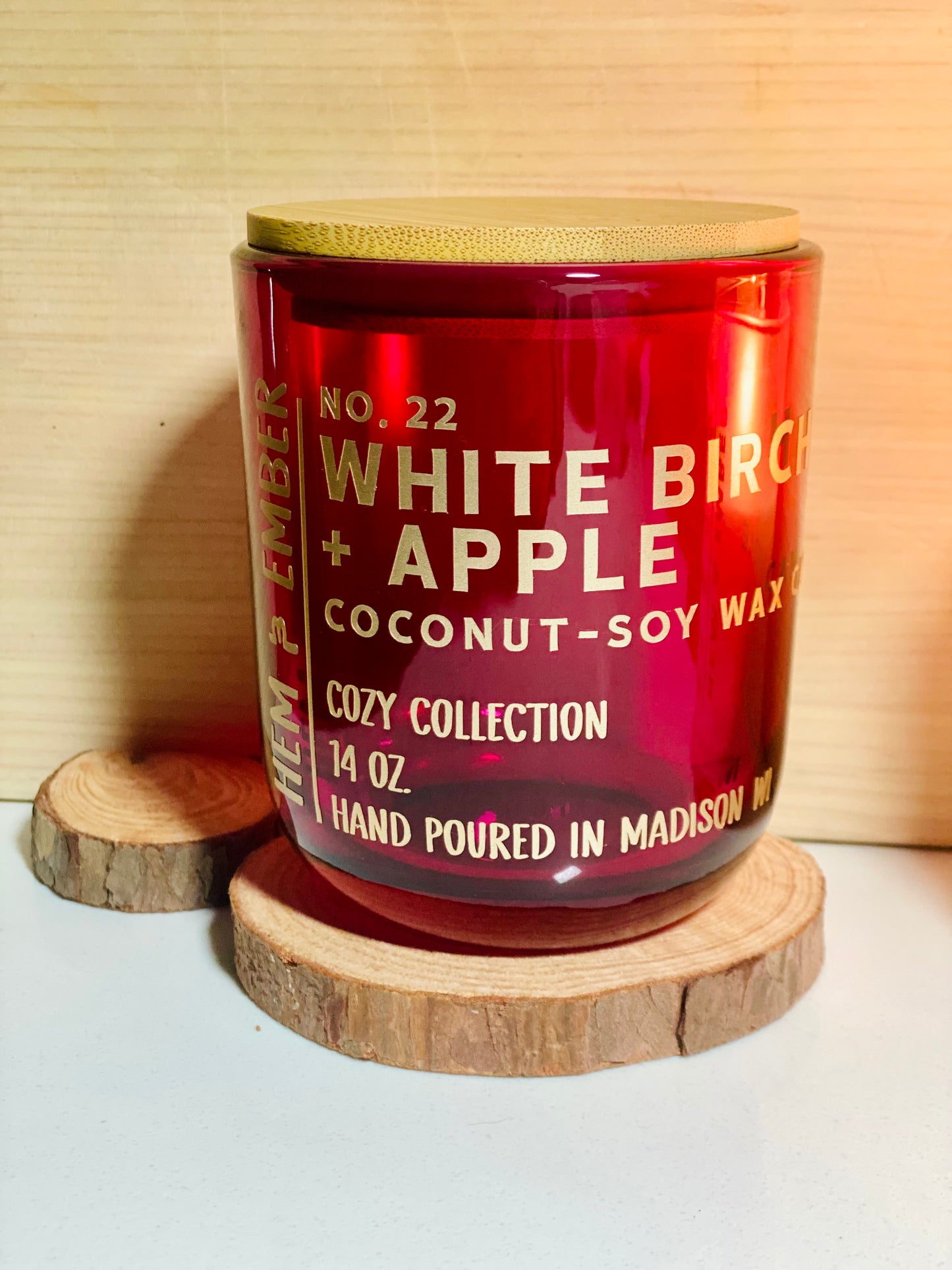 No. 22 | White Birch + Apple Coconut-Soy Wax Candle
