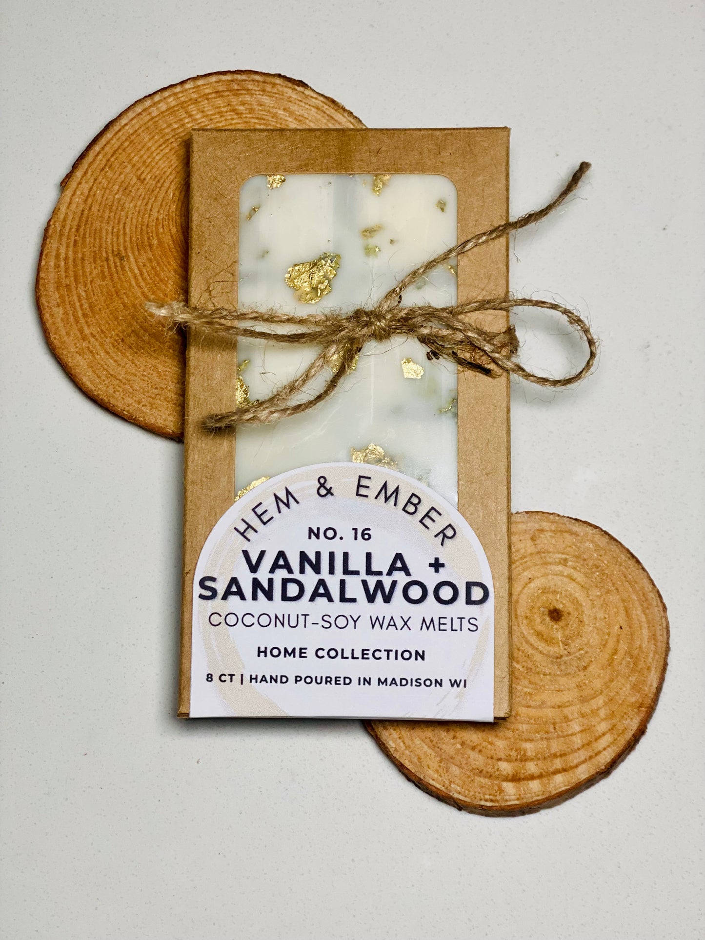 No. 16 | Vanilla + Sandalwood Coconut-Soy Wax Candle