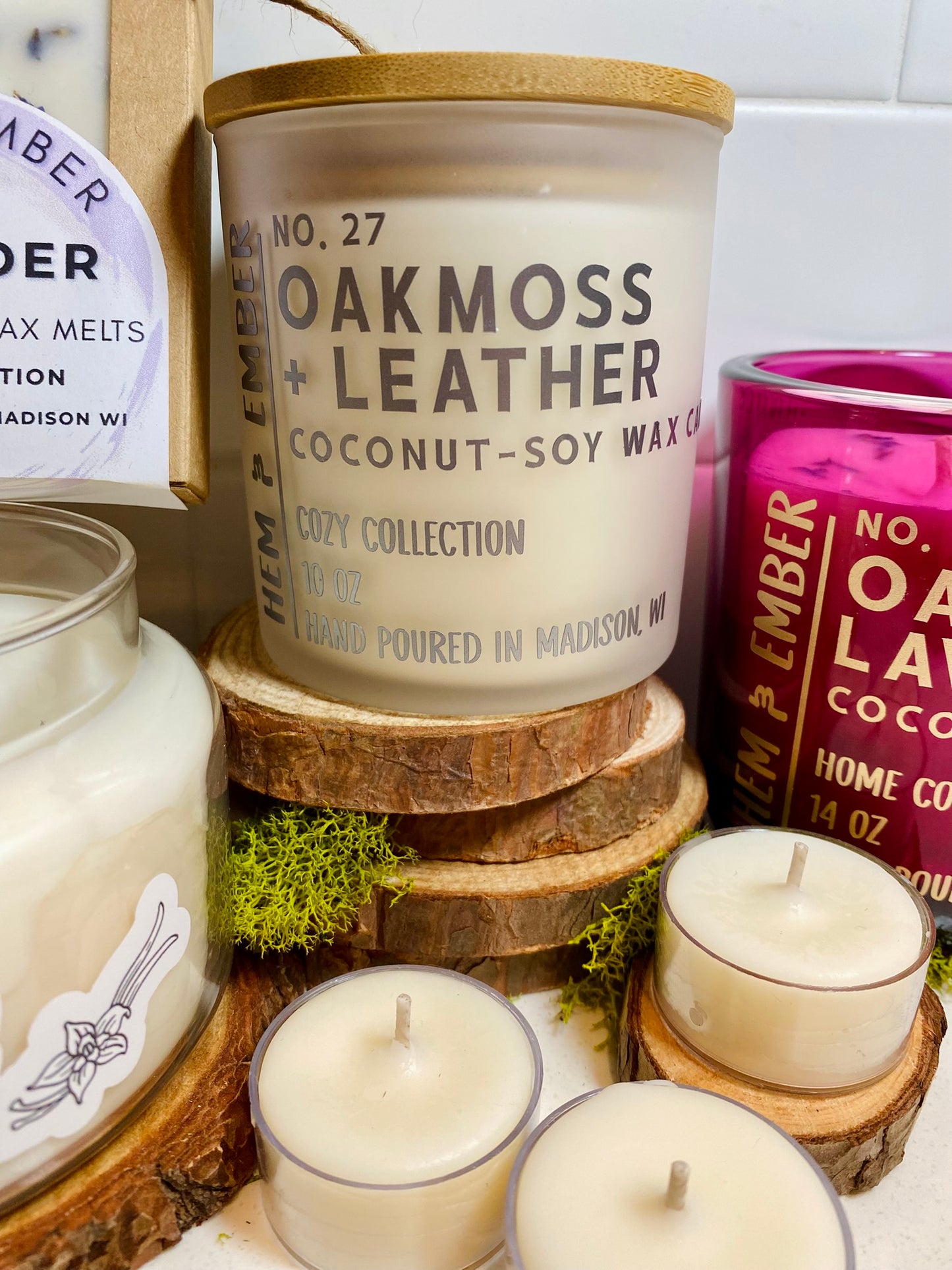 No. 27 | Oakmoss + Leather Coconut-Soy Wax Candle