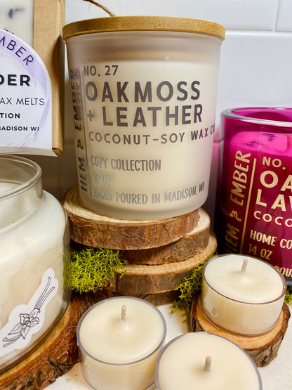 No. 27 | Oakmoss + Leather Coconut-Soy Wax Candle