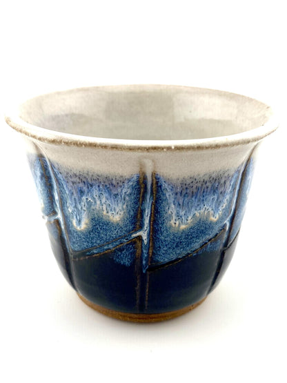 Textured Drippy Glaze Vessel